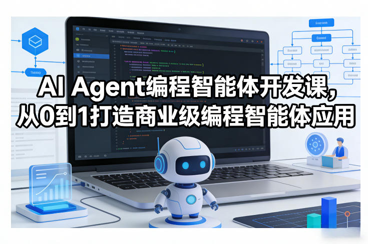 AI Agent编程智能体开发课，从0到1打造商业级编程智能体应用-卡奇诺-网赚一站式