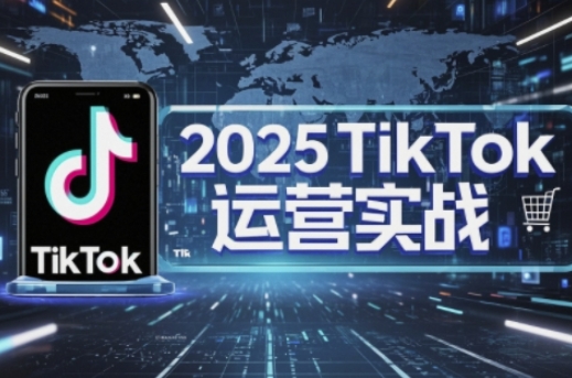 2025TikTok电商运营，掌握TikTok店铺运营核心技巧，实现低成本高转化-卡奇诺-网赚一站式